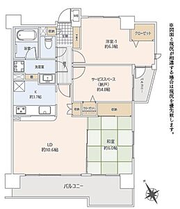 間取り：間取り図と現況が異なる場合は、現況を優先とさせて頂きます。