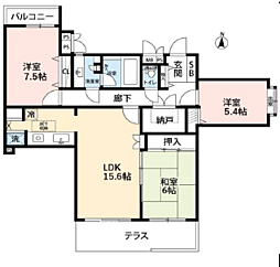 間取図画像 3LDK