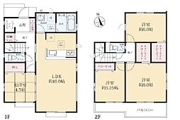 平塚市田村8丁目　中古戸建 4LDKの間取り