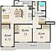 間取り：2026年4月室内フルリフォーム済。2階南向きバルコニー、専有面積76.99m23LDK