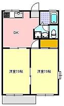 ＤＵＥ  ＣＡＳＡ 102 ｜ 静岡県焼津市五ケ堀之内851-1（賃貸アパート2DK・1階・44.00㎡） その2