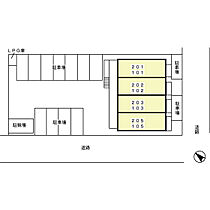 ベルドミールII 203 ｜ 静岡県藤枝市高柳1丁目（賃貸アパート1R・2階・36.65㎡） その3