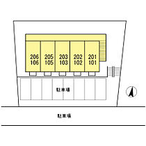 メゾンエスポワール 103 ｜ 静岡県藤枝市駿河台2丁目（賃貸アパート1K・1階・26.71㎡） その3