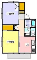 いわたハイツ 103 ｜ 静岡県焼津市小川1028-1（賃貸アパート2DK・1階・39.50㎡） その2