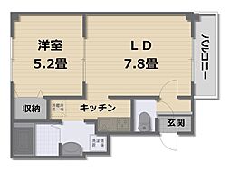 間取図画像 1LDK
