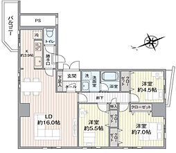間取図画像 3LDK