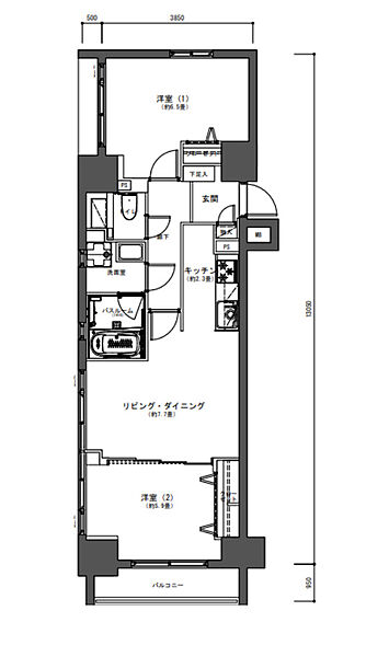 間取りを拡大表示