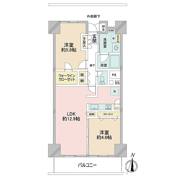 間取りを拡大表示