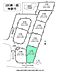 区画図：土地面積38坪超　南道路に面した陽当り良好な区画