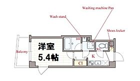 PULIZIA 501 ｜ 大阪府大阪市福島区海老江5丁目7-8（賃貸マンション1K・5階・19.25㎡） その2