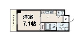 クイーンライフ勝山北 706 ｜ 大阪府大阪市生野区勝山北2丁目4-9（賃貸マンション1K・7階・25.41㎡） その2