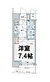 ラシュレEXEナンバニシ7階6.9万円