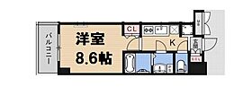 LuxeNAMBA 1306 ｜ 大阪府大阪市浪速区日本橋3丁目3-14（賃貸マンション1K・6階・25.35㎡） その2