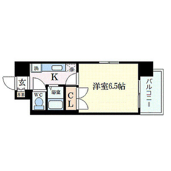 エスリード京橋ステーションプラザ 604｜大阪府大阪市都島区東野田町5丁目(賃貸マンション1K・6階・22.05㎡)の写真 その2