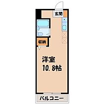 栃木県宇都宮市六道町（賃貸アパート1R・3階・23.94㎡） その2