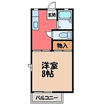 ルミナスやなせA棟  ｜ 栃木県宇都宮市簗瀬3丁目（賃貸アパート1K・1階・24.71㎡） その2