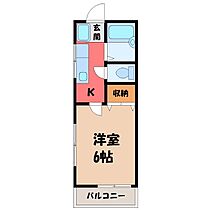 栃木県宇都宮市東峰町（賃貸アパート1K・1階・19.87㎡） その2