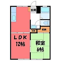 栃木県塩谷郡高根沢町大字宝積寺（賃貸アパート1LDK・1階・40.92㎡） その2