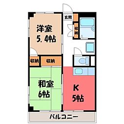鹿沼駅 3.7万円