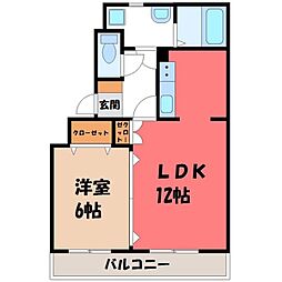 ドリームタウン三和 B棟 2階/-