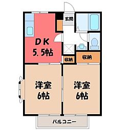 JR東北本線 宝積寺駅 徒歩20分