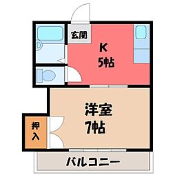 JR東北本線 雀宮駅 バス17分 雀宮南小西下車 徒歩2分