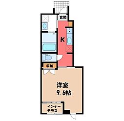 JR東北本線 岡本駅 徒歩7分 1階/-