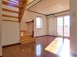 JR東北本線 雀宮駅 徒歩12分の賃貸テラスハウス 1階2LDKのリビング/ダイニング