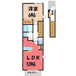 JR東北本線 宇都宮駅 徒歩13分 2階/-