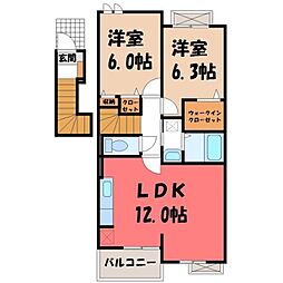 東武日光線 新鹿沼駅 徒歩28分 2階/-