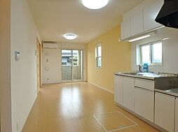 東武宇都宮線 野州平川駅 徒歩5分の賃貸アパート 1階1LDKのリビング/ダイニング