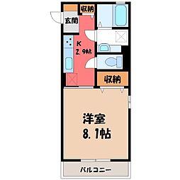 JR東北本線 小山駅 徒歩17分 2階/-