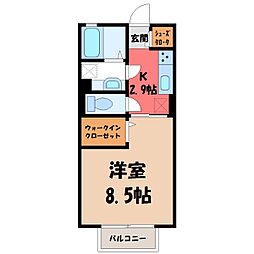 JR両毛線 思川駅 バス12分 立木下車 徒歩10分 2階/-