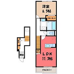 宇都宮芳賀ライトレール線 ゆいの杜中央駅 徒歩3分 2階/-