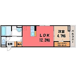 宇都宮芳賀ライトレール線 駅東公園前駅 徒歩9分 3階/-