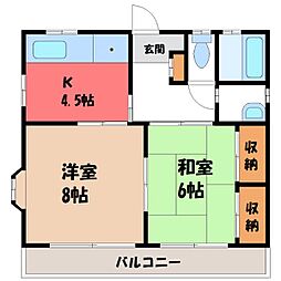 JR東北本線 小金井駅 徒歩20分 1階/-
