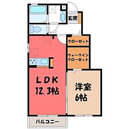 宇都宮芳賀ライトレール線 ゆいの杜西駅 徒歩12分 1階/-