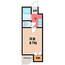 宇都宮芳賀ライトレール線 峰駅 徒歩8分 2階/-