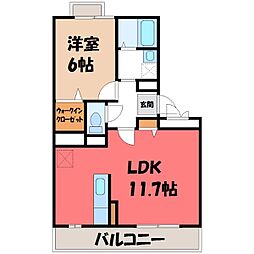 東武宇都宮線 東武宇都宮駅 5.2km 2階/-