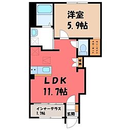JR東北本線 岡本駅 徒歩23分 1階/-