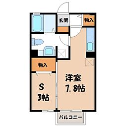 JR日光線 鹿沼駅 バス17分 ヨークベニマル前下車 徒歩2分