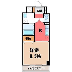 東武宇都宮線 東武宇都宮駅 徒歩18分 3階/-