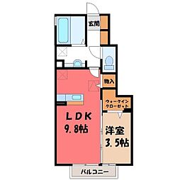 宇都宮芳賀ライトレール線 平石駅 3.7km 1階/-