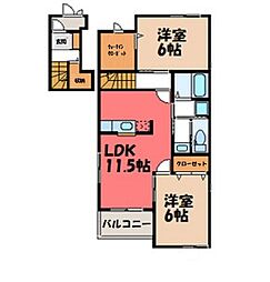 ペルル II 2階/-