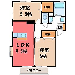 東武日光線 新鹿沼駅 徒歩11分