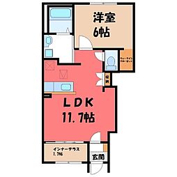 東武宇都宮線 南宇都宮駅 徒歩34分 1階/-