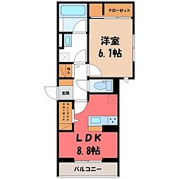 JR東北新幹線 宇都宮駅 徒歩14分
