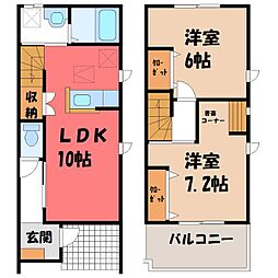 🉐敷金礼金0円！🉐東武日光線 北鹿沼駅 徒歩21分