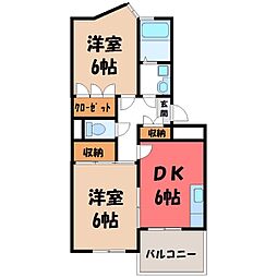 🉐敷金礼金0円！🉐東北新幹線 宇都宮駅 バス11分 竹林下…