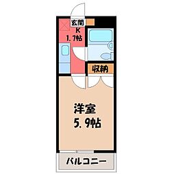 東武宇都宮線 西川田駅 バス27分 兵庫塚二丁目下車 徒歩7分 1階/-